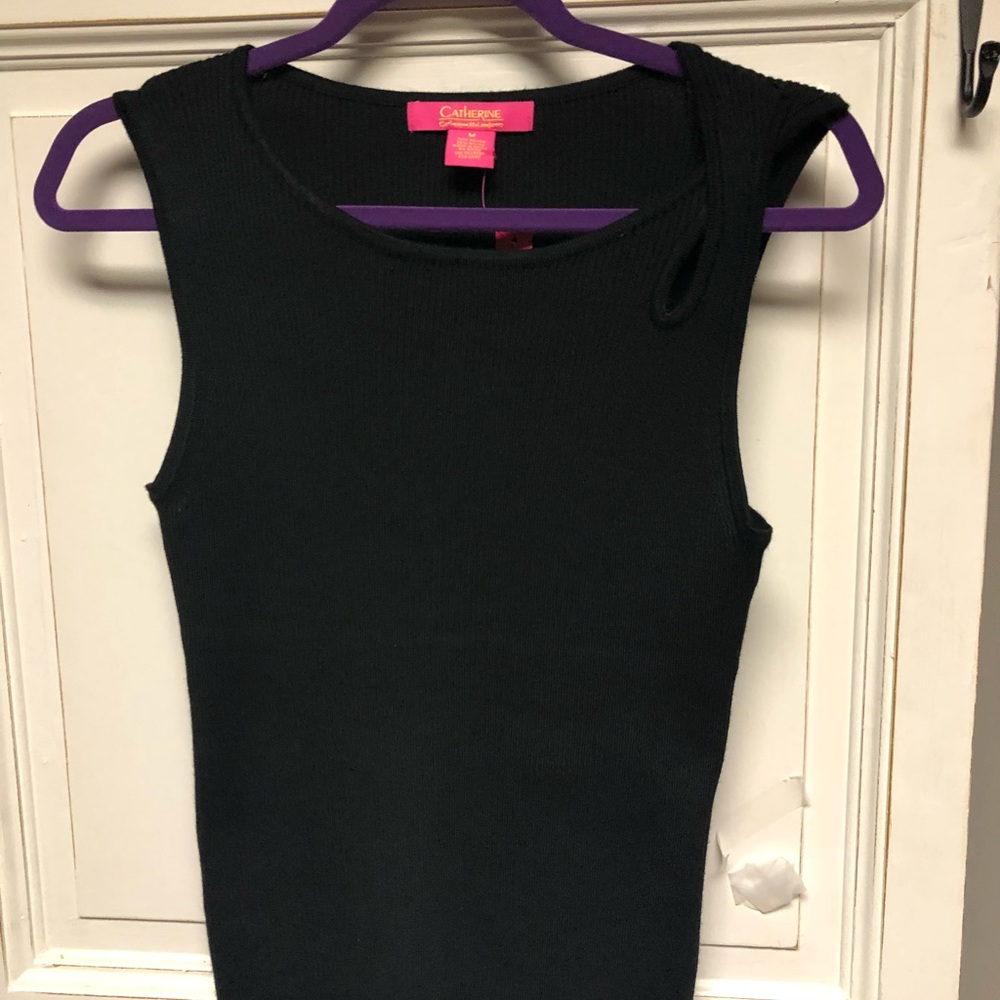 Black Top NWT Catherine Malandrino M